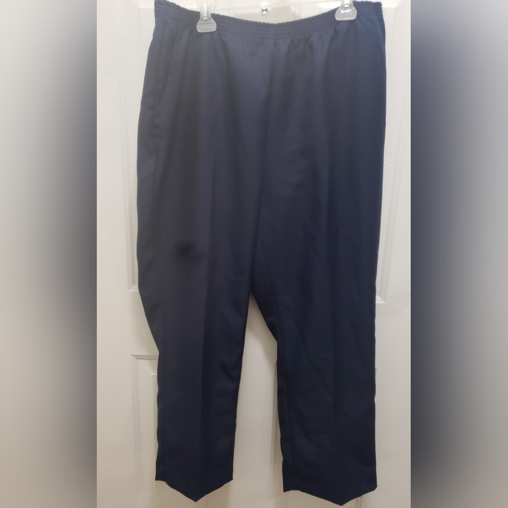Karen Scott- Navy Blue Stretchy Pants, size 1X